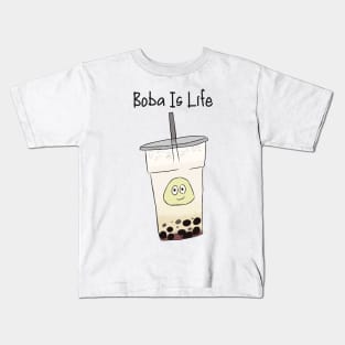 Boba Is Life Kids T-Shirt